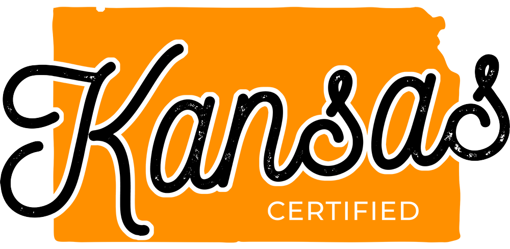 Kansas state certification logo for commercial radon mitigation
